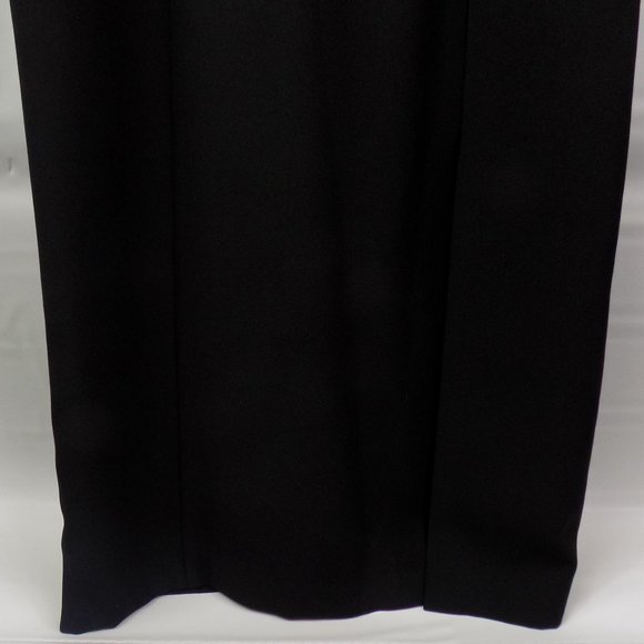 Virgo Petite Black Short Sleeve 1/2 Zip Back Full-Length Dress Size 8P NWT - Picture 2 of 10